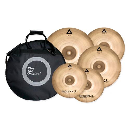 Image 2 - Istanbul Agop Xist Cymbal Set (4 Piece) - Brilliant Finish - Includes FREE Cymbal Bag